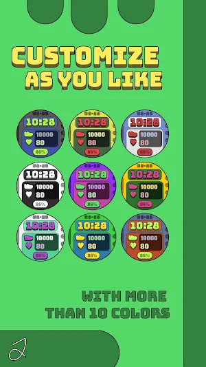 Simple Console Watch Face Screenshot 2