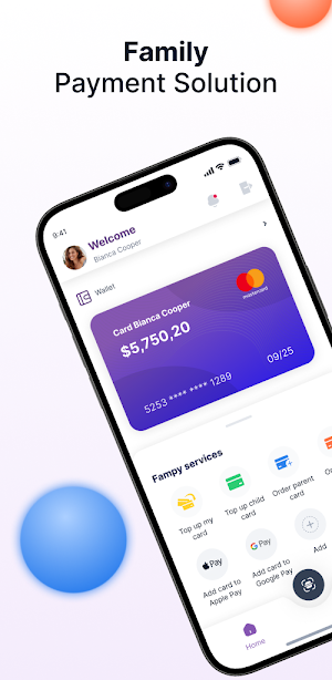 Fampy Parent app Screenshot 0