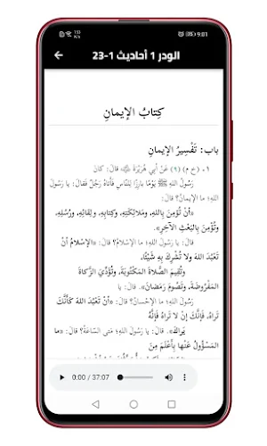 جامع الصحيحين مع الصوت ومكتوب Screenshot 2
