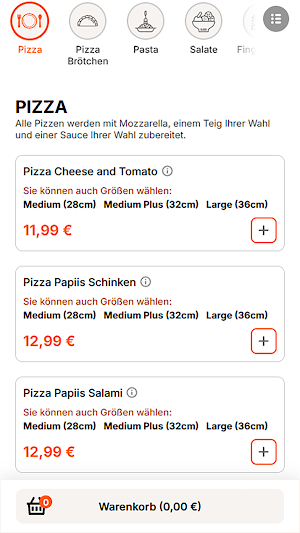 Papiis Pizza Karlsruhe Screenshot 3