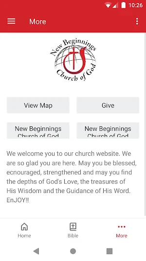 New Beginnings Church of God Screenshot 2
