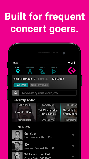 Edmtrain Concerts Screenshot 0