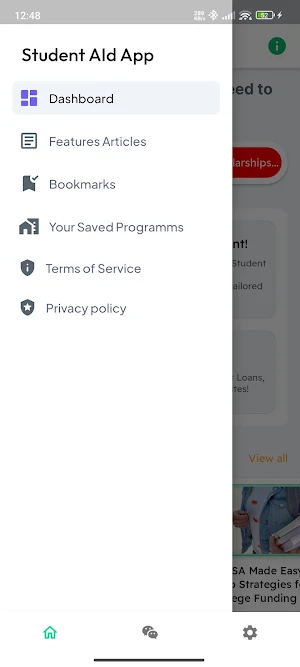 Student AId Screenshot 1