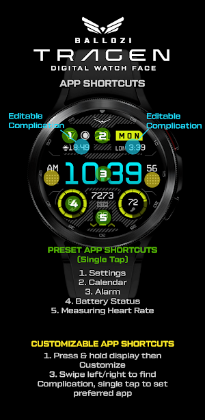 BALLOZI Tragen Watch Face Screenshot 3