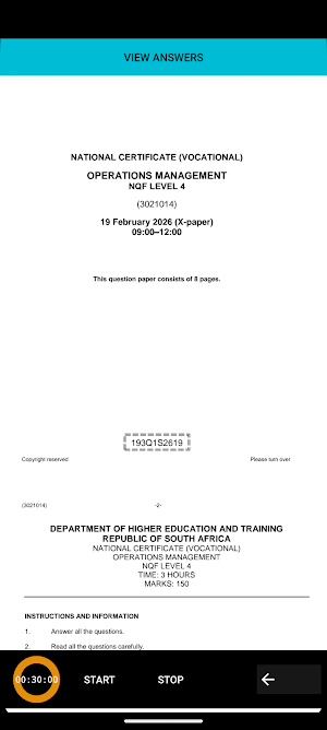 TVET NCV Operations Management Screenshot 1