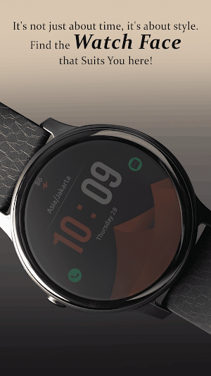 Red Desert Simple Watch Face Screenshot 2