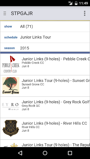 Southern Texas PGA Junior Golf Screenshot 3