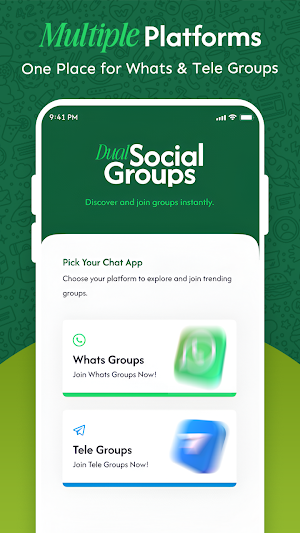 Dual Social Groups: Join Links Screenshot 2