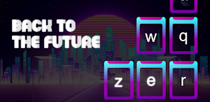 Neon led back to the future keyboard Screenshot 3