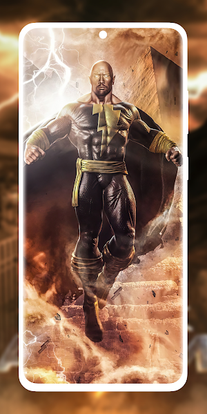 Black Adam Wallpaper 4K HD Screenshot 1