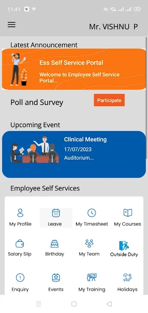 BMH Kozhikode - Pocket HRM Screenshot 2