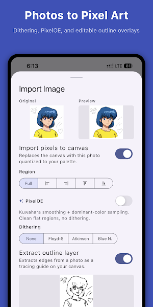 Pick to Pixel: Photo-Pixel Art Screenshot 3