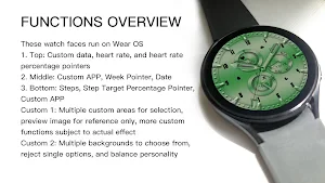 Wave Green For Wear OS Screenshot 3