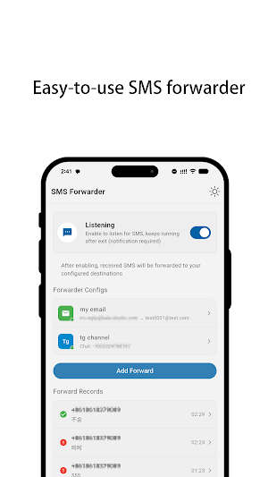 SMS Forwarder Screenshot 0