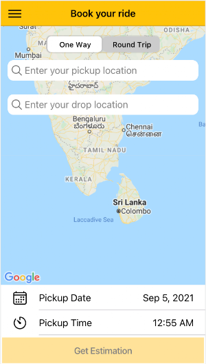 Sabari Drop Taxi - One Way & Outstation Drop Taxi Screenshot 0