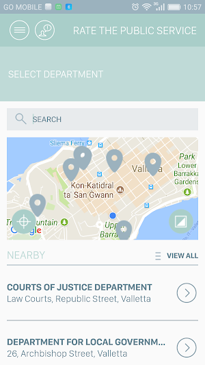 Rate the Public Service Screenshot 1