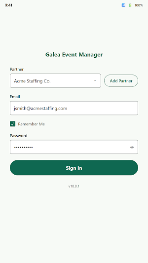 Galea Event Manager - Licensee Screenshot 0