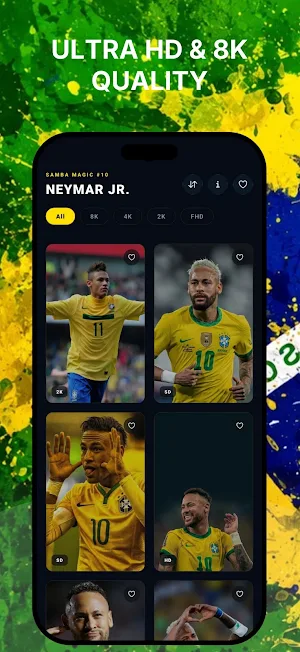Neymar Wallpaper 4K · NJR HD Screenshot 1
