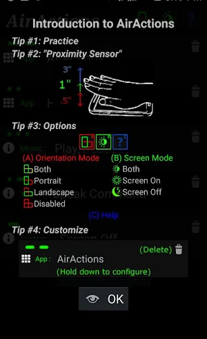 AirActions Screenshot 0