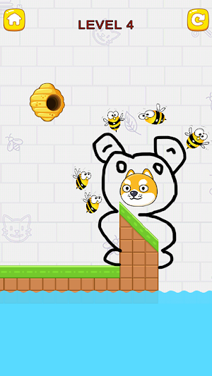 Save the dog: Bee game 3D Screenshot 3