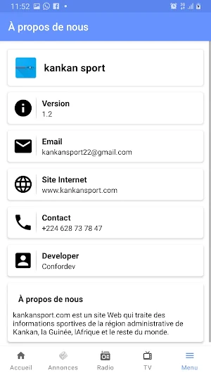 Kankan Sport Screenshot 2