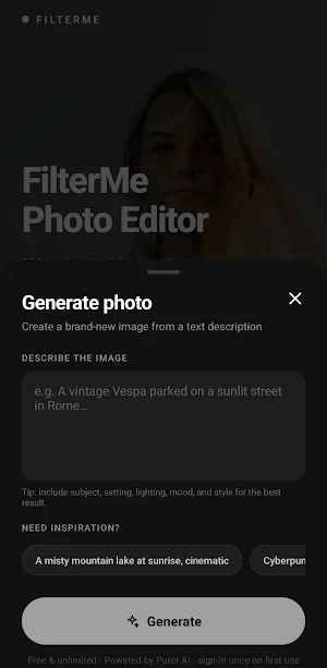 FilterMe Photo Editor Screenshot 2