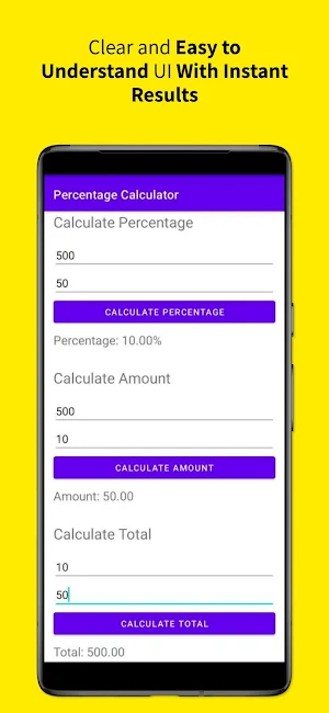 Percentage Calculator Screenshot 2