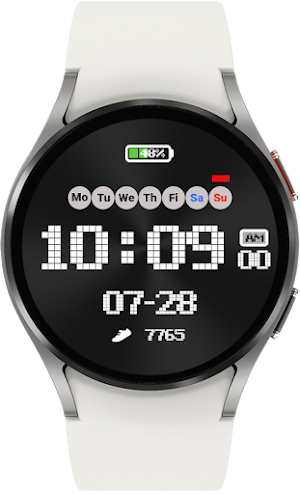 HJ Simple Digital Watch Face Screenshot 1
