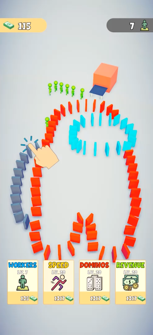 Idle Domino Screenshot 1