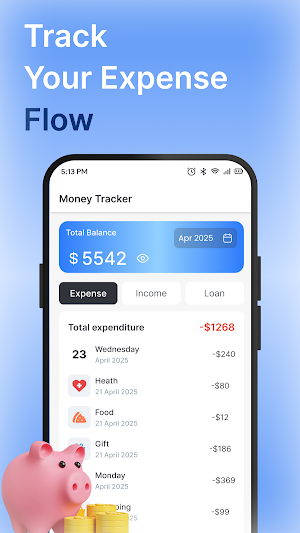 Smart Budget – Expense App Screenshot 1