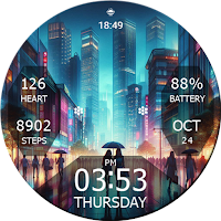 Key WF50 City Light Watch Face