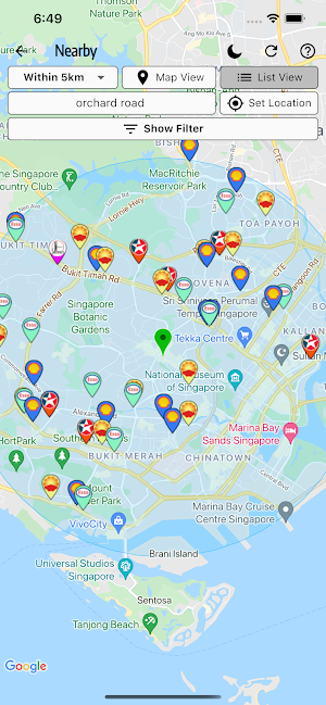 Petrol Stations Singapore Screenshot 1