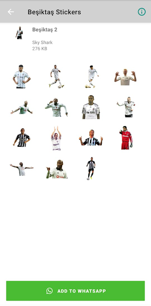 Beşiktaş Stickers Screenshot 3