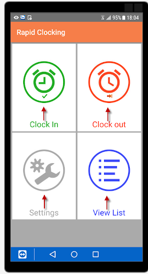 Rapid Clocking Screenshot 0