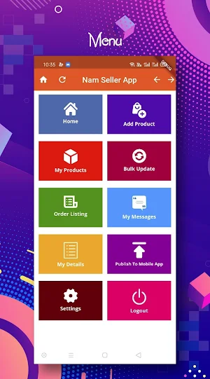 Nam Sellers App Screenshot 1