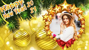 Happy New Year Photo Frame 2021 Screenshot 0