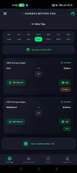 Goal Matrix Betting Tips Screenshot 1