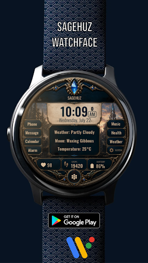 A129 ATB RPG Watchface Screenshot 0