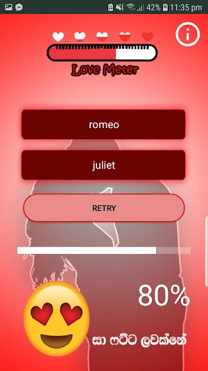 Love Meter Pro Srilanka Screenshot 3