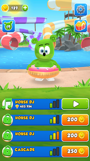 Gummy Bear aqua park - water slide game 2021 Screenshot 0