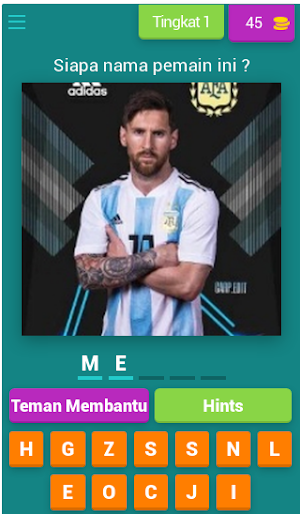 Nama pemain sepak bola dunia Screenshot 0