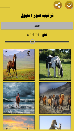 لعبة تركيب صور الخيول Screenshot 2