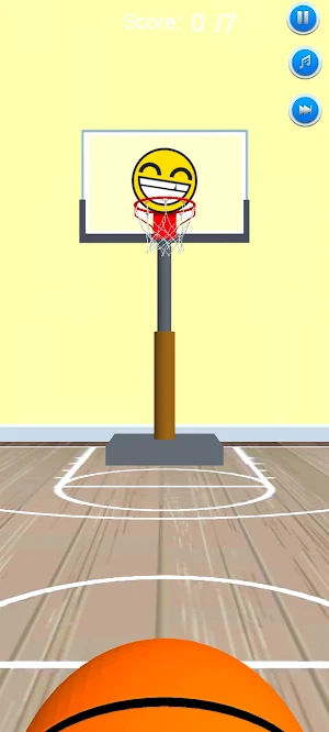 Basketball flick Shooting Screenshot 1