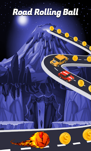 Road Rolling Ball Screenshot 0