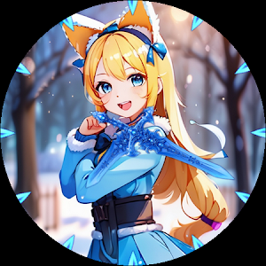 Winter Anime Girl Screenshot 2