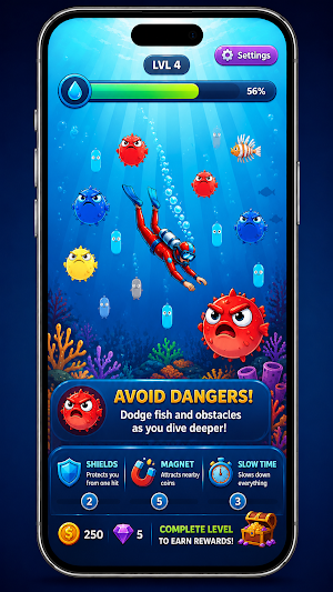 Deep Water Diver Screenshot 1