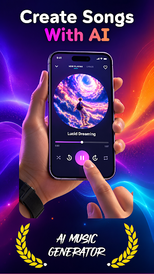 Vibri: AI Song & Music Maker Screenshot 0