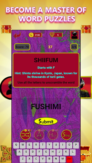 Unscramble Word: Landmarks Screenshot 2