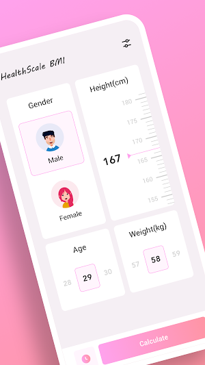 HealthScale BMI Screenshot 0