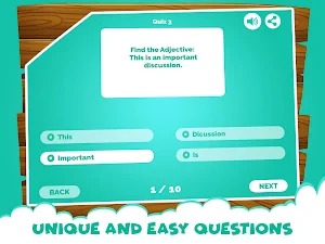 Learning Adjectives Quiz Games - Grammar For Kids Screenshot 3